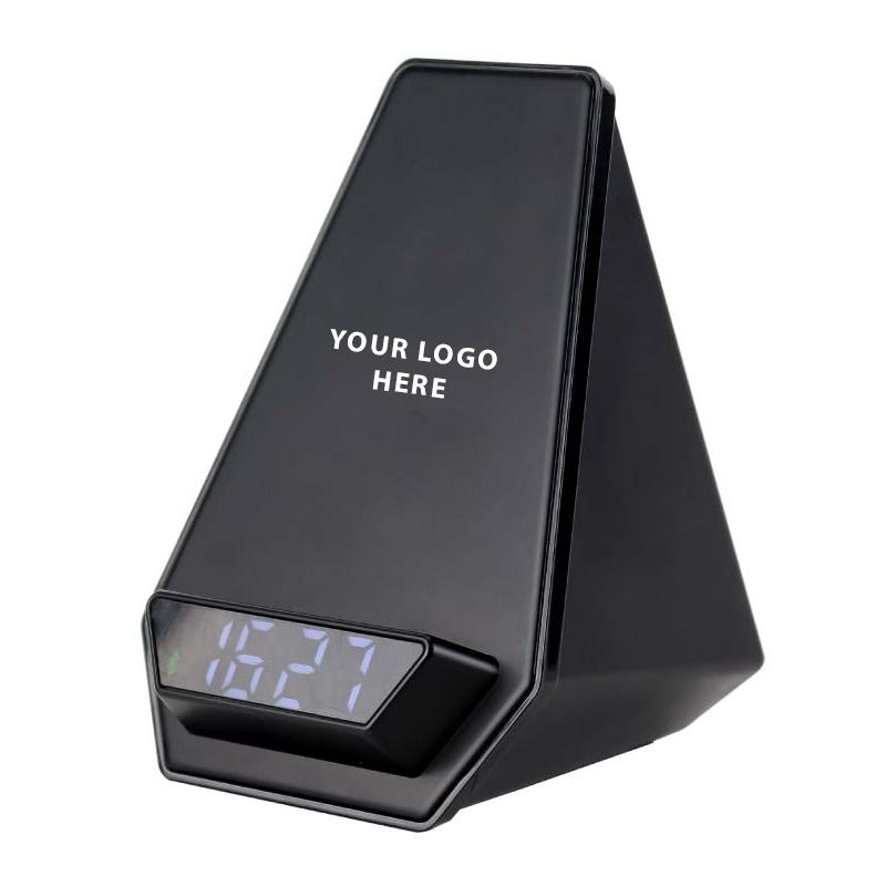 Multi-Function Wireless Charger Bluetooth Speaker With Digital Clock